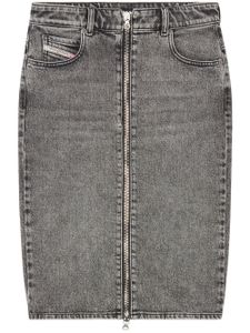 Diesel jupe De-Pencil-Z en jean - Gris