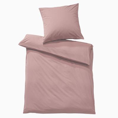 Bio-seersucker beddengoedcollectie, rozenhout 40 x 40 cm