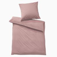 Bio-seersucker beddengoedcollectie, rozenhout 40 x 40 cm