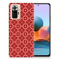 Xiaomi Redmi Note 10 Pro TPU bumper Batik Rood