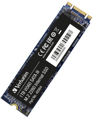 Verbatim Vi560 1 TB SATA M.2 SSD 2280 harde schijf M.2 SATA 6 Gb/s Retail 49364