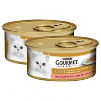 Gourmet Gold Fijne Hapjes Combipack kattenvoer 48 x 85 g - thumbnail