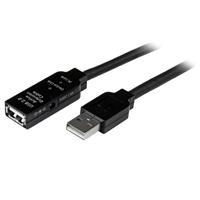 StarTech.com 20 m actieve USB 2.0 verlengkabel - stekker/bus - USB 2.0 High Speed kabel verlenging