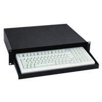 Adam Hall 19 inch rackmount computer keyboard plateau - thumbnail