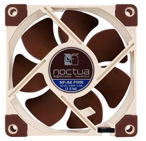 Noctua NF-A8 PWM hardwarekoeling Computer behuizing Koeler 8 cm Beige, Bruin