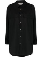 DARKPARK chemise Julie en laine vierge - Noir