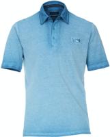 Casa Moda Poloshirt Blauw Faded Pique