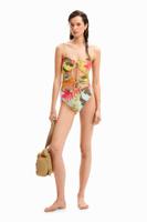 Tropische trikini strikken - MATERIAL FINISHES - S