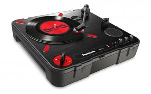 Numark PT01 DJ-draaitafel Draaitafel (dj) met directe aandrijving Zwart, Rood