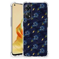 Doorzichtige Silicone Hoesje voor OPPO Reno8 T 4G Voetbal