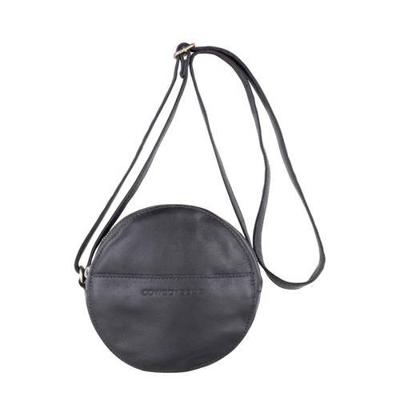 Cowboysbag leren crossbody tas Carry antraciet