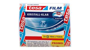 tesa tesafilm® kristall-klar 57790-00000-01 tesafilm Kristalhelder Transparant (l x b) 10 m x 15 mm 3 stuk(s)