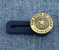 Op en Top Zwanger Broek  Verlenger Brons Tekst Texas