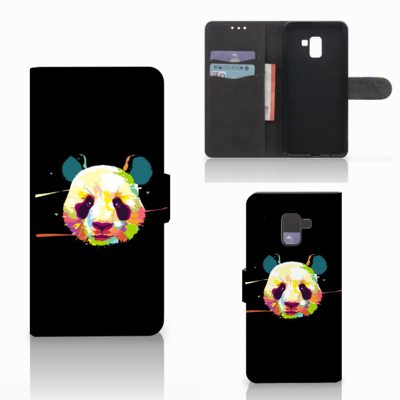 Samsung Galaxy A8 Plus (2018) Leuk Hoesje Panda Color
