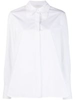 Chloé chemise en coton à fleurs brodées - Blanc