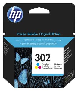 HP 302 originele drie-kleuren inktcartridge