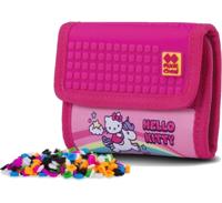 Pixie crew portemonnee met pixels Hello Kitty 13 cm roze
