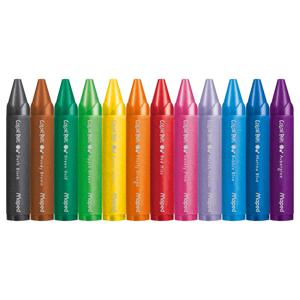 Maped ColorPeps Jumbo Waskrijtjes 12 Kleuren