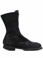 Guidi bottines à fermeture zippée - Noir - thumbnail