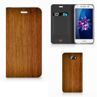 Huawei Y5 2 | Y6 Compact Book Wallet Case Donker Hout