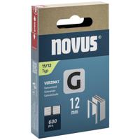 Novus Tools 042-0798 Nieten met plat draad Type 11 600 stuk(s) Afm. (l x b x h) 12 x 10.6 x 12 mm