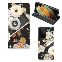 Samsung Galaxy S21 Ultra Stand Case Vintage Camera