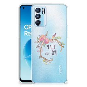 OPPO Reno 6 5G Telefoonhoesje met Naam Boho Text