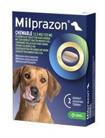 Krka Milprazon kauwtabletten ontwormingstabletten hond - thumbnail