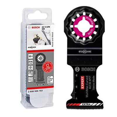 Bosch Accessories10x AIZ 32 APB + 1x Expert MultiMax AIZ 32 APIT multitoolzaagbladen (voor hout, metaal, roestvrijstalen platen, Accessoires Multitool)