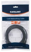 Intellinet 343350 RJ45 Netwerkkabel, patchkabel CAT 6 U/UTP 5.00 m Zwart 1 stuk(s) - thumbnail