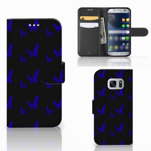 Samsung Galaxy S7 Telefoon Hoesje Vlinder Patroon