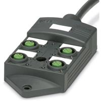 Phoenix Contact SACB-4/ 8-L- 5,0PUR SCO P 1452602 Passieve sensor/actorbox M12-verdeler met kunstof schroefdraad 1 stuk(s)