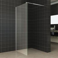 Inloopdouche Eco 100x195cm Helder Glas Chroom Profiel 6mm Veiligheidsglas Easy Clean