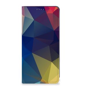 Google Pixel 7A Stand Case Polygon Dark