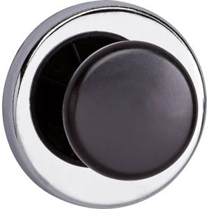 Maul Krachtmagneet neu (Ø x h) 67 mm x 33 mm rond, met knop Zilver, Zwart 1 stuk(s) 6155096