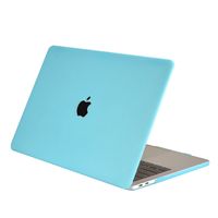 Lunso MacBook Air 13 inch (2018-2019) cover hoes - case - Mat Lichtblauw - thumbnail