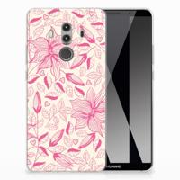 Huawei Mate 10 Pro TPU Case Pink Flowers