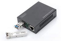 Digitus DN-82140 netwerk media converter 1000 Mbit/s Zwart - thumbnail