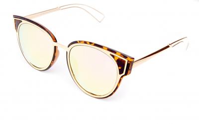 Kost zonnebril unisex bruin/goud met roze lens (18 106) Kost zonnebril unisex bruin/goud met roze lens (18 106)
