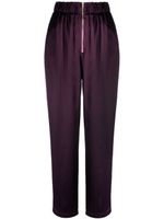 Forte Forte pantalon fuselé à fini satiné - Violet