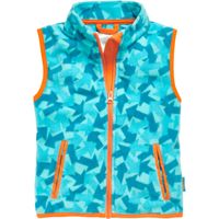 Playshoes fleece vestje pijlen aquablauw Maat