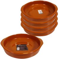 Set van 5x stuks tapas borden/ovenschalen Alicante met handvatten 26 en 20 cm - thumbnail