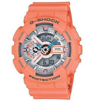 Casio G-SHOCK Standard Analoog-Digitale Horloge GA-110DN-4A - Oranje
