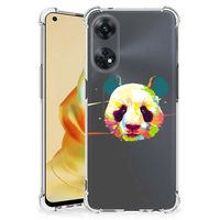 OPPO Reno8 T 4G Stevig Bumper Hoesje Panda Color - thumbnail