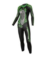 2XU P:2 Propel lange mouw wetsuit zwart/groen dames XS - thumbnail