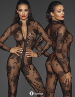 * NOIR handmade Tule Catsuit  -F237