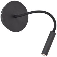 Brilliant Wandlamp Jutta zwart flexibel G99947/76 - thumbnail