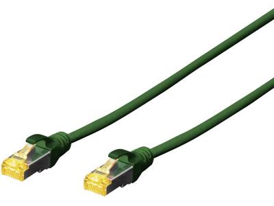 Digitus DK-1644-A-0025/G RJ45 Netwerkkabel, patchkabel CAT 6A S/FTP 0.25 m Groen Halogeenvrij, Verdraaide paren, Snagless, Vlambestendig 1 stuk(s) Digitus DK-1644-A-0025/G RJ45 Netwerkkabel, patchkabel CAT 6A S/FTP 0.25 m Groen Halogeenvrij, Verdraaide paren, Snagless, Vlambestendig 1 stuk(s)