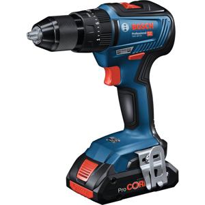 Bosch Professional GSB 18V-55 Solo Accu-klopboor/schroefmachine 2 snelheden Zonder accu, Zonder lader, Incl. koffer