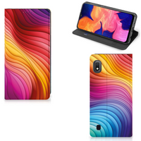 Stand Case voor Samsung Galaxy A10 Regenboog - thumbnail